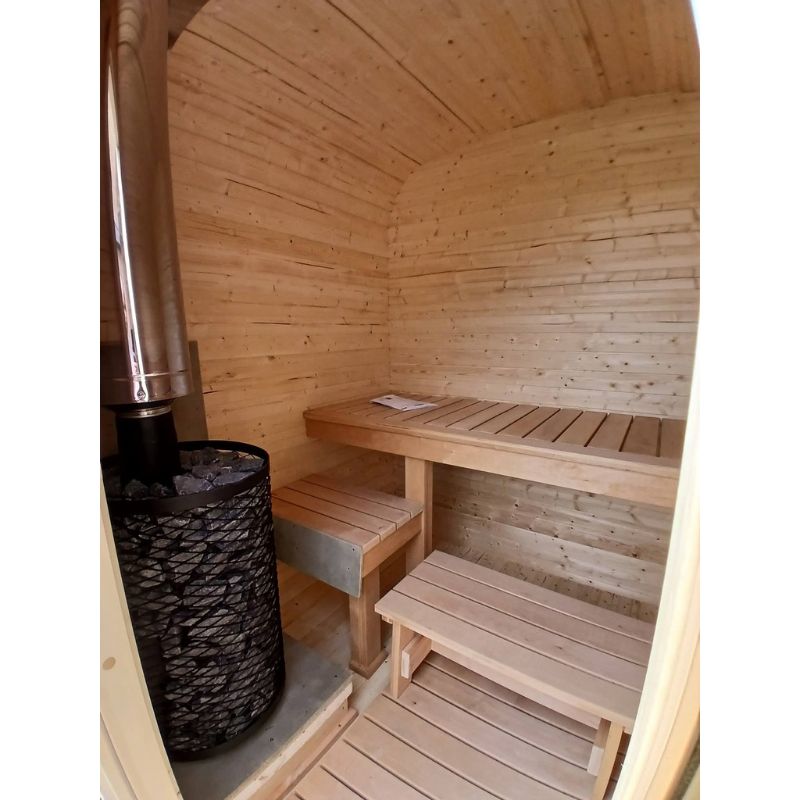 Saunor Scandinavian Spruce Traditional Sauna Cube