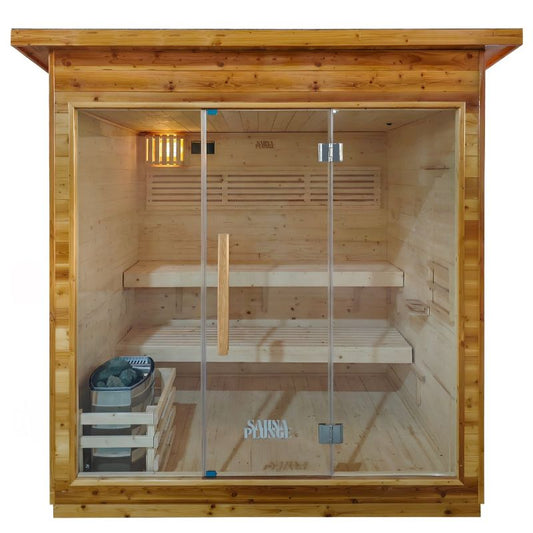 The Bronte Traditional Cabin Sauna by SaunaPlunge - 6 Person