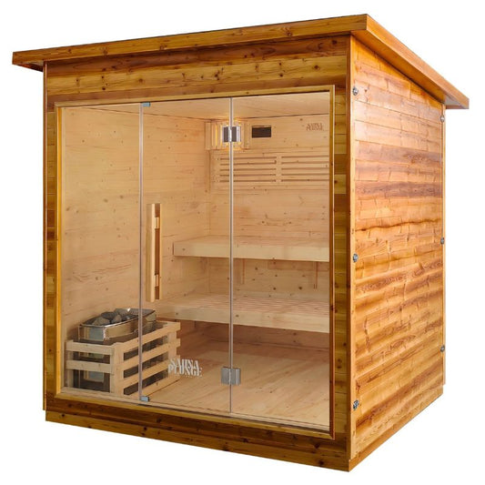 The Bronte Traditional Cabin Sauna by SaunaPlunge - 6 Person
