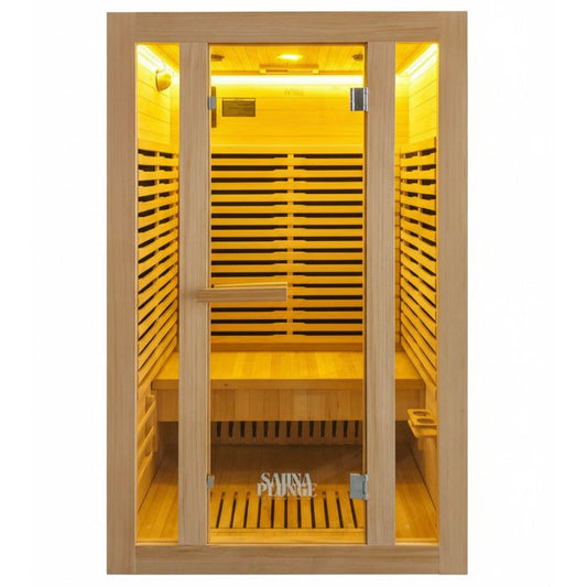 The Dales Glow Indoor Infrared Sauna by SaunaPlunge - 2 Person