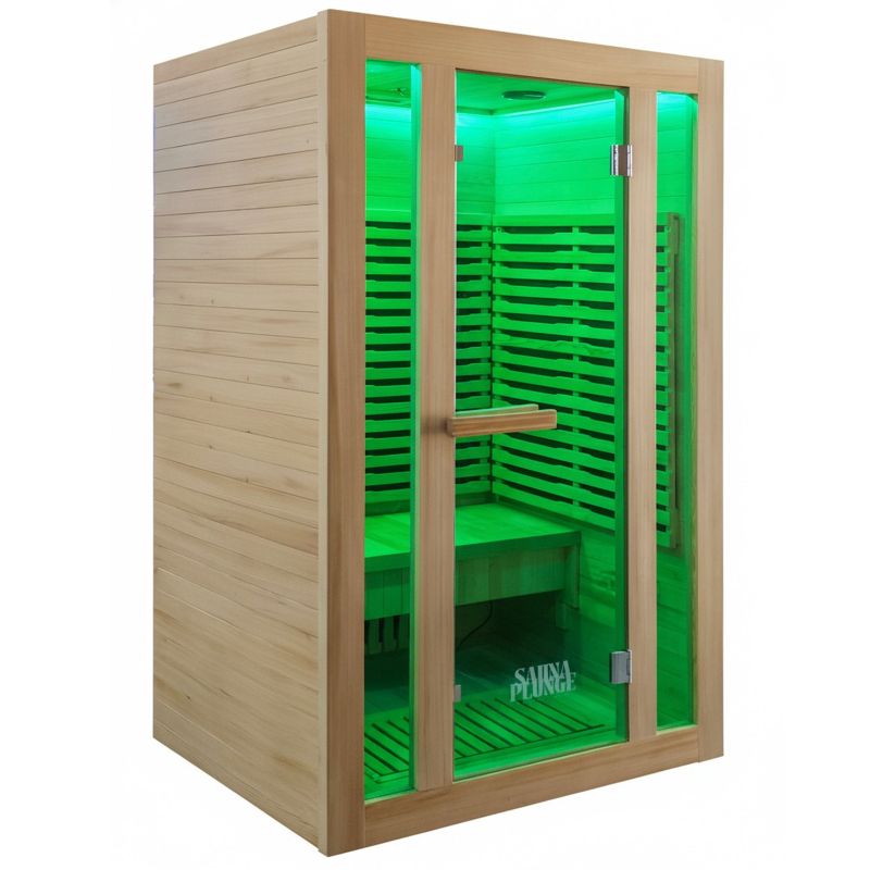 The Dales Glow Indoor Infrared Sauna by SaunaPlunge - 2 Person