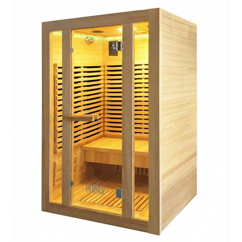 The Dales Glow Indoor Infrared Sauna by SaunaPlunge - 2 Person