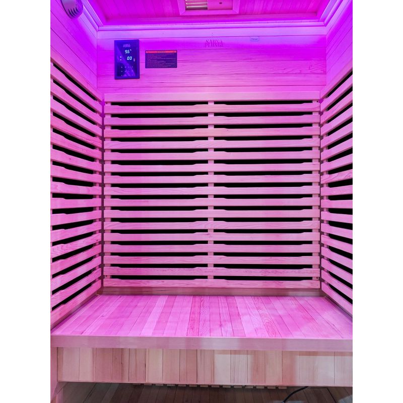 The Dales Glow Indoor Infrared Sauna by SaunaPlunge - 2 Person