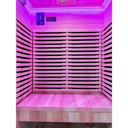 The Dales Glow Indoor Infrared Sauna by SaunaPlunge - 2 Person