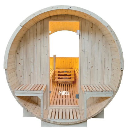 The Pennine Barrel by SaunaPlunge - Traditional Outdoor Luxury (6 person)