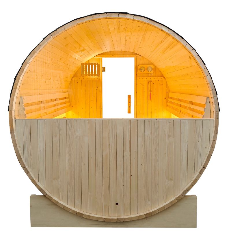 The Pennine Barrel by SaunaPlunge - Traditional Outdoor Luxury (6 person)