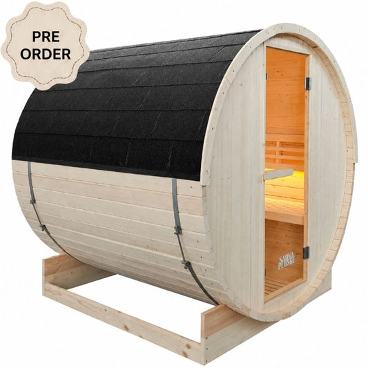 The SaunaPlunge Traditional Luxury Pennine Barrel (4-Person)
