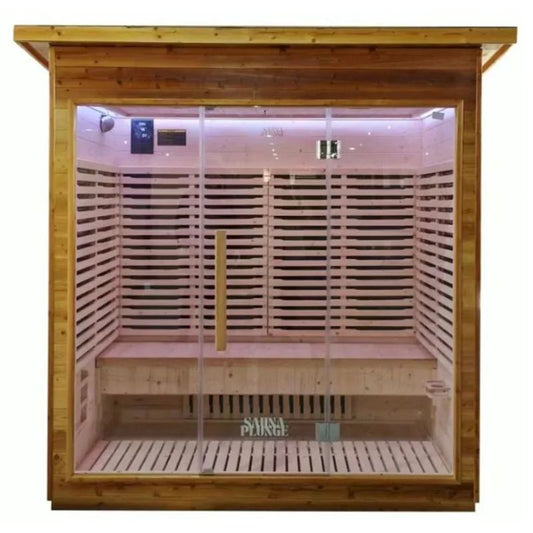 The Yorkshire Cabin by SaunaPlunge - Thermo Treated Outdoor Infrared Sauna - 4 person