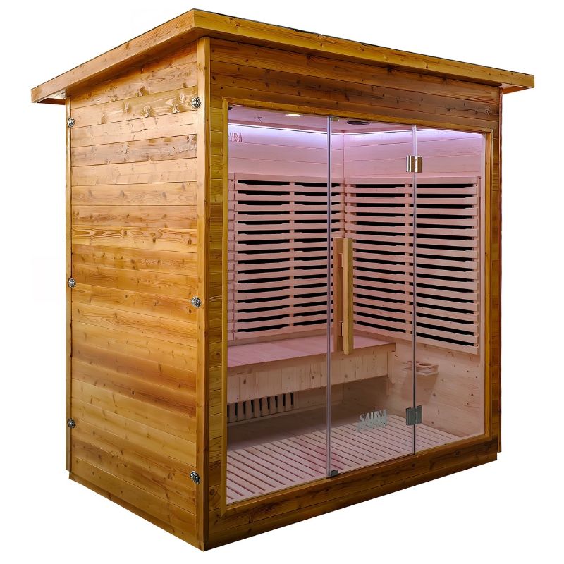 The Yorkshire Cabin by SaunaPlunge - Thermo Treated Outdoor Infrared Sauna - 4 person