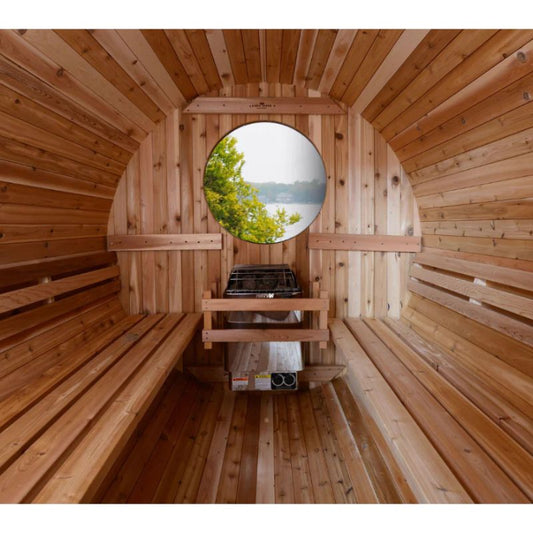 Huntington 4-6 Person Canopy Barrel Sauna