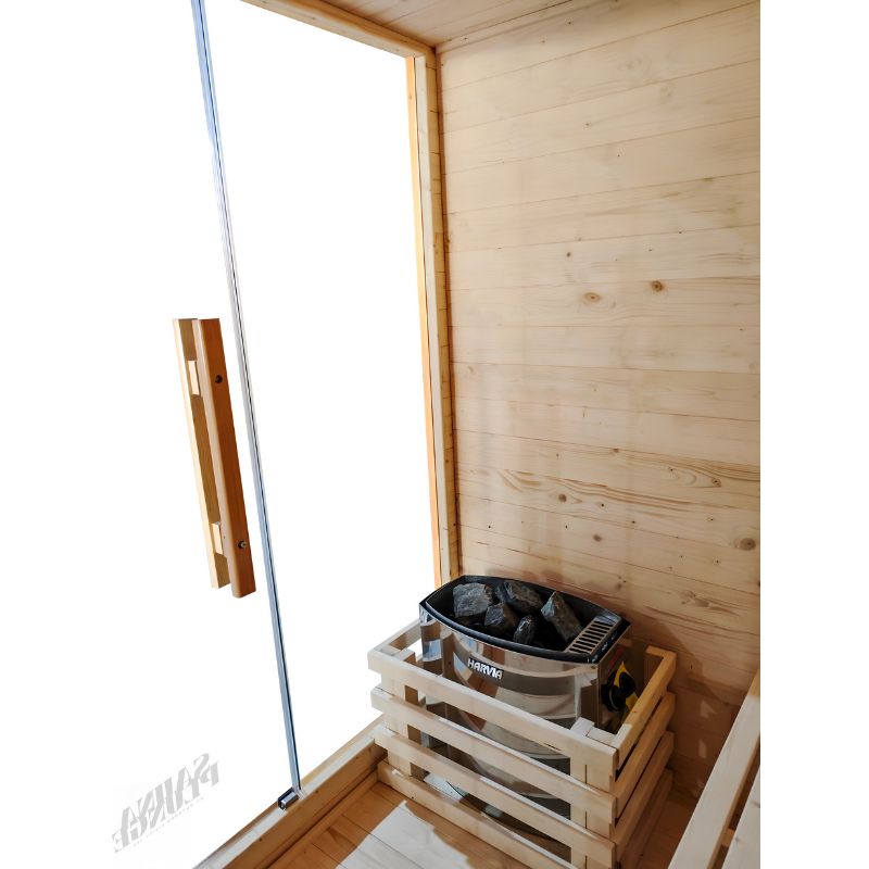 SaunaPlunge - The Bronte Traditional Outdoor 6 Person Cabin Sauna