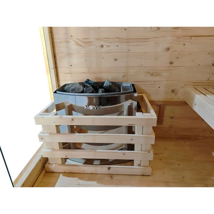 SaunaPlunge - The Bronte Traditional Outdoor 6 Person Cabin Sauna