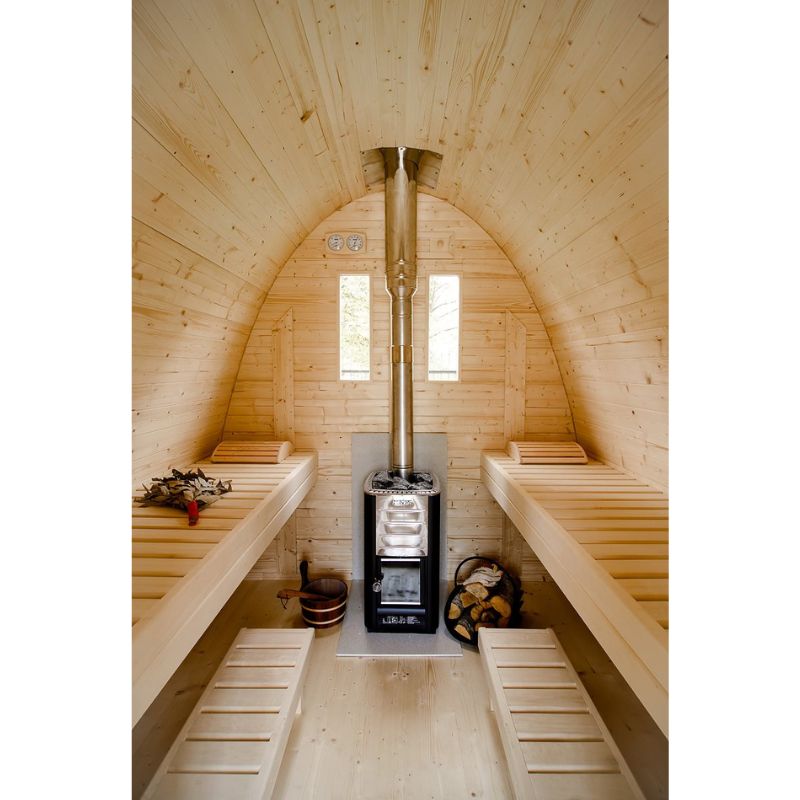 Viking Industrier 2-3 Person Outdoor Sauna Pod