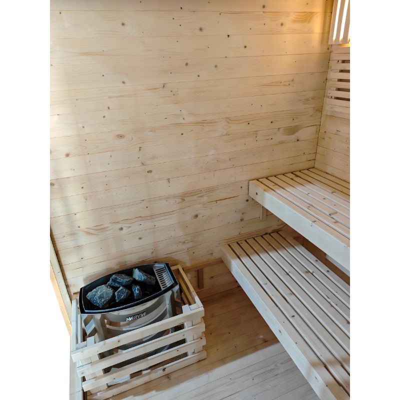 SaunaPlunge - The Bronte Traditional Outdoor 6 Person Cabin Sauna