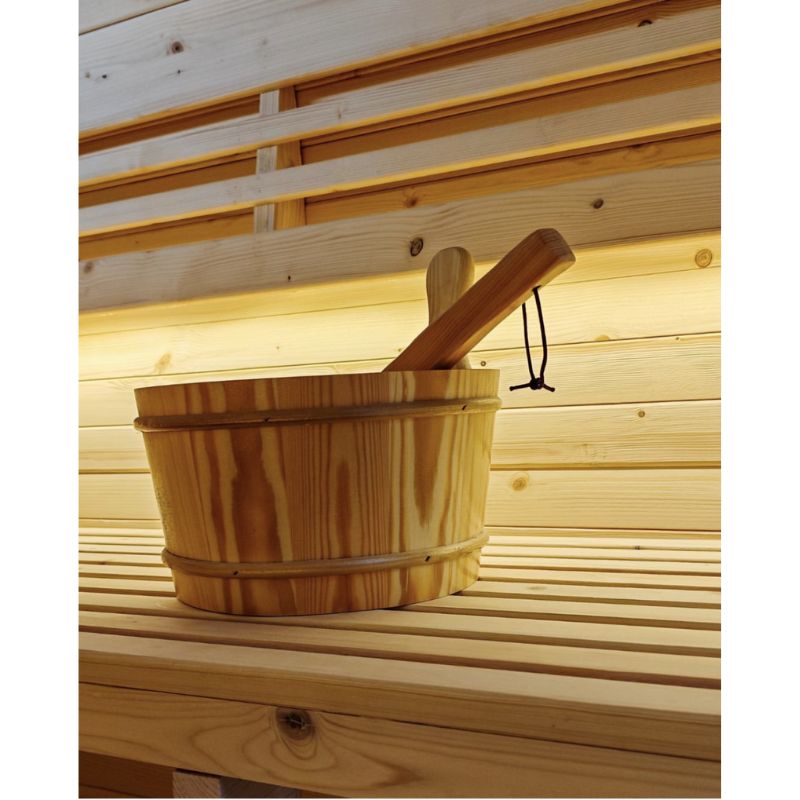 SaunaPlunge - The Pennine Barrel Traditional Outdoor Luxury 4-6 Person Sauna