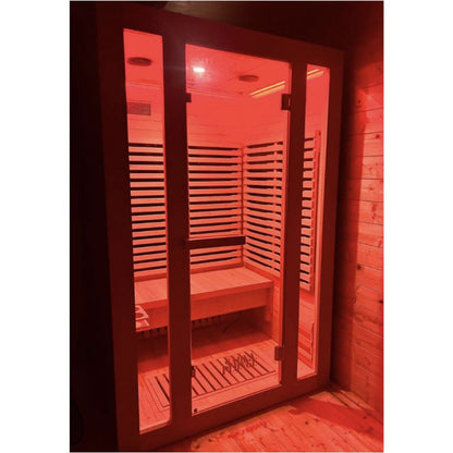 SaunaPlunge - The Dales Glow 2 Person Indoor Infrared Sauna