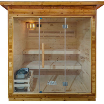 SaunaPlunge - The Bronte Traditional Outdoor 6 Person Cabin Sauna