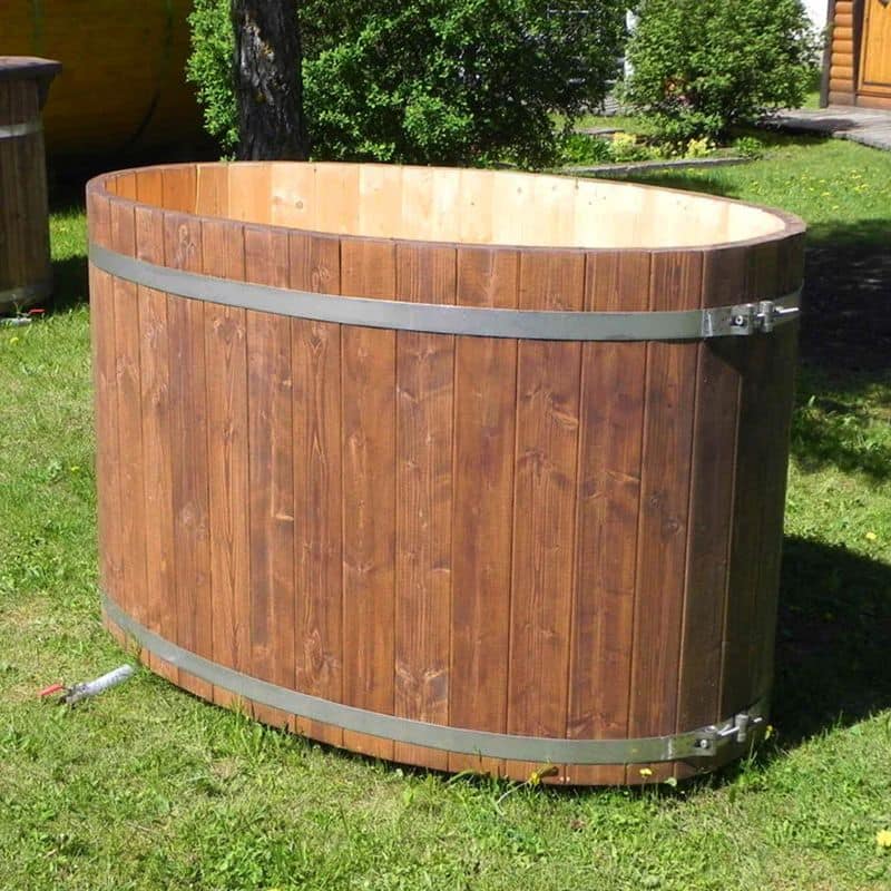 Viking Industrier - 1-2 Person Oval Cold Tub from Spruce
