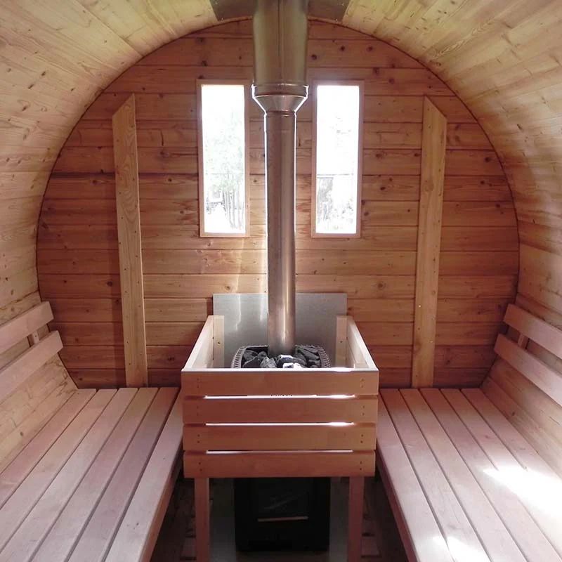 Viking Industrier 2-4 Person Outdoor Barrel Sauna