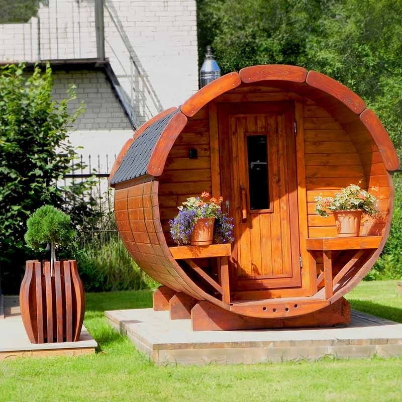 Viking Industrier 2-4 Person Outdoor Barrel Sauna
