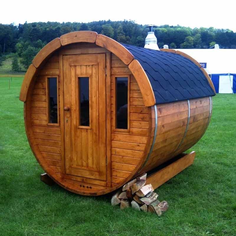 Viking Industrier 2-4 Person Outdoor Barrel Sauna
