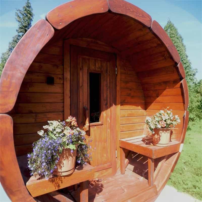Viking Industrier 2-4 Person Outdoor Barrel Sauna