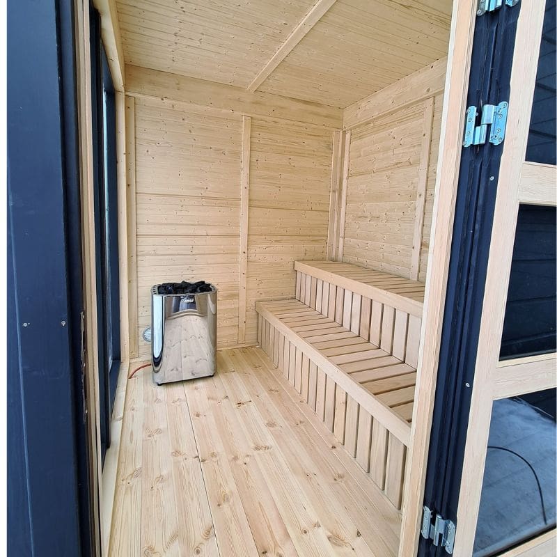 Viking Industrier 2-4 Person Outdoor Sauna Cube