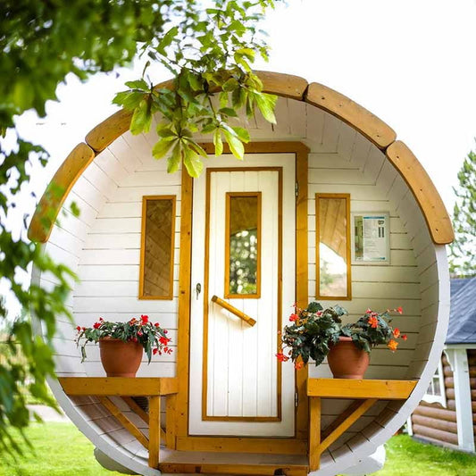 Viking Industrier 6-8 Person Outdoor Sauna Barrel