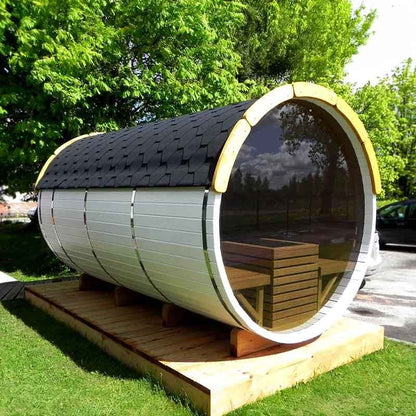 Viking Industrier 6-8 Person Outdoor Sauna Barrel