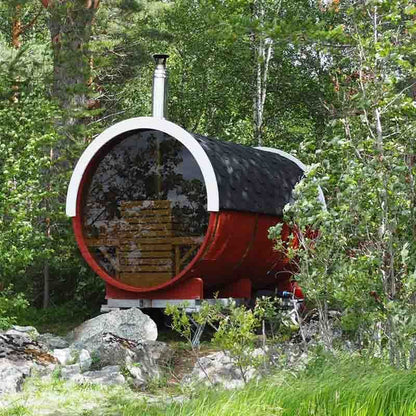 Viking Industrier 6-8 Person Outdoor Sauna Barrel