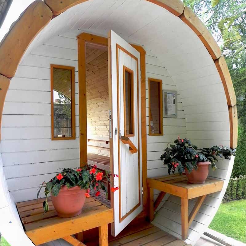 Viking Industrier 6-8 Person Outdoor Sauna Barrel