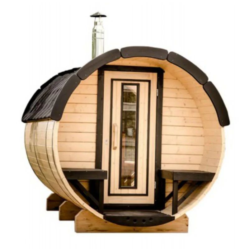 Viking Industrier 6-8 Person Outdoor Sauna Barrel