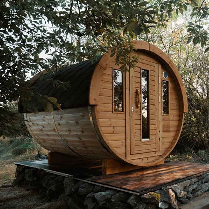 Viking Industrier 6-8 Person Outdoor Sauna Barrel