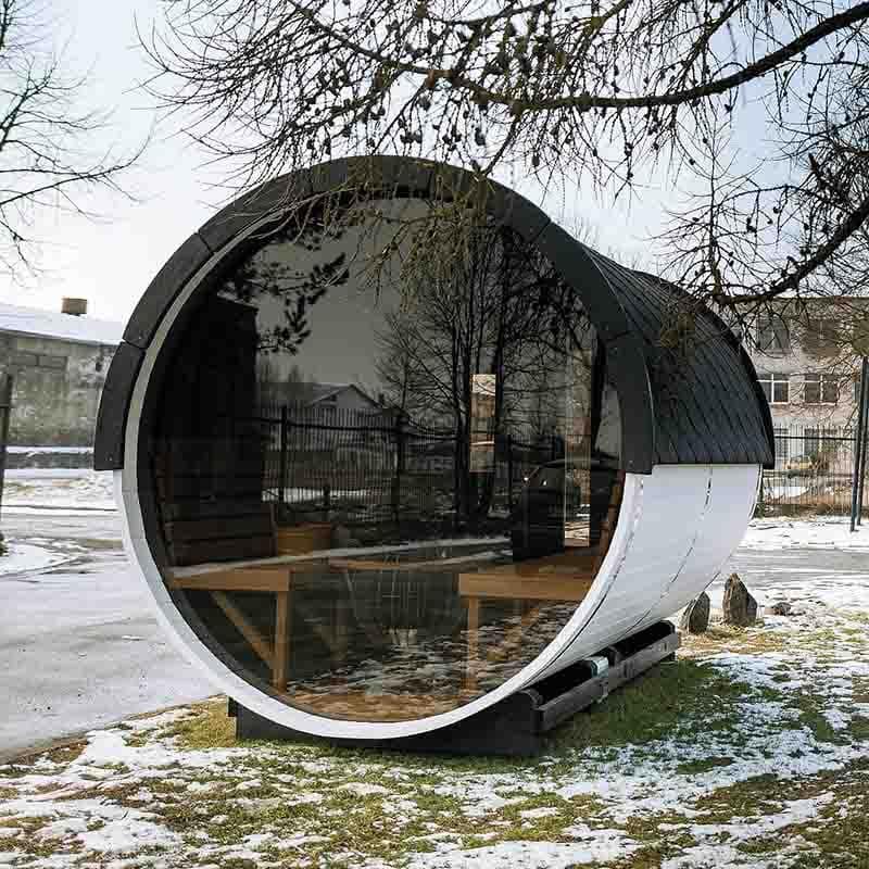 Viking Industrier 7-8 Person Luxury Sauna Barrel From Thermowood