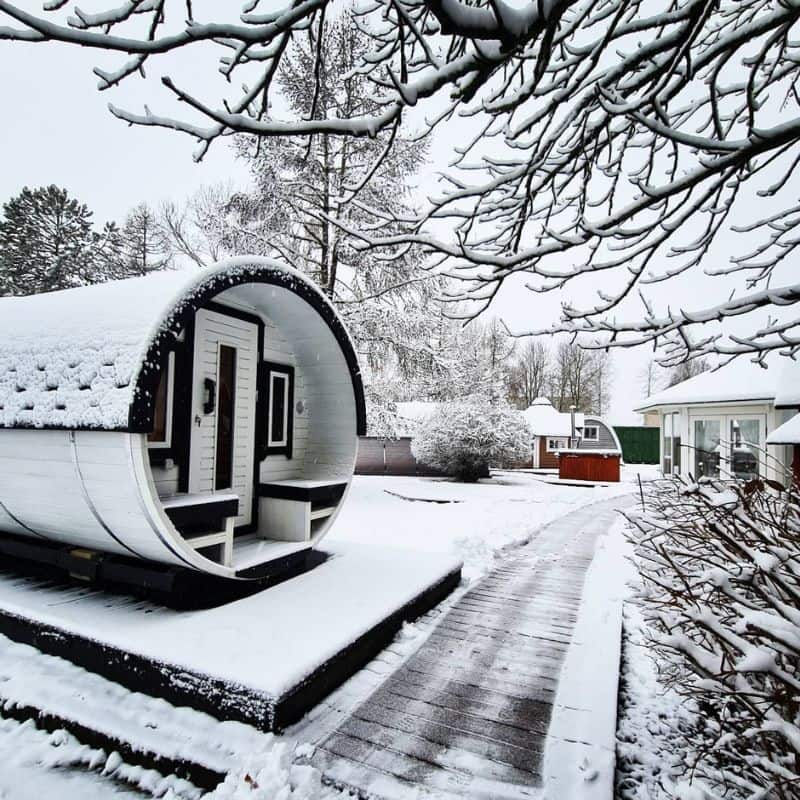 Viking Industrier 7-8 Person Luxury Sauna Barrel From Thermowood