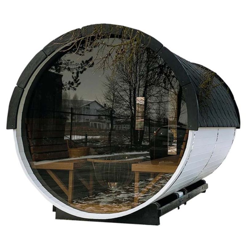 Viking Industrier 7-8 Person Luxury Sauna Barrel From Thermowood
