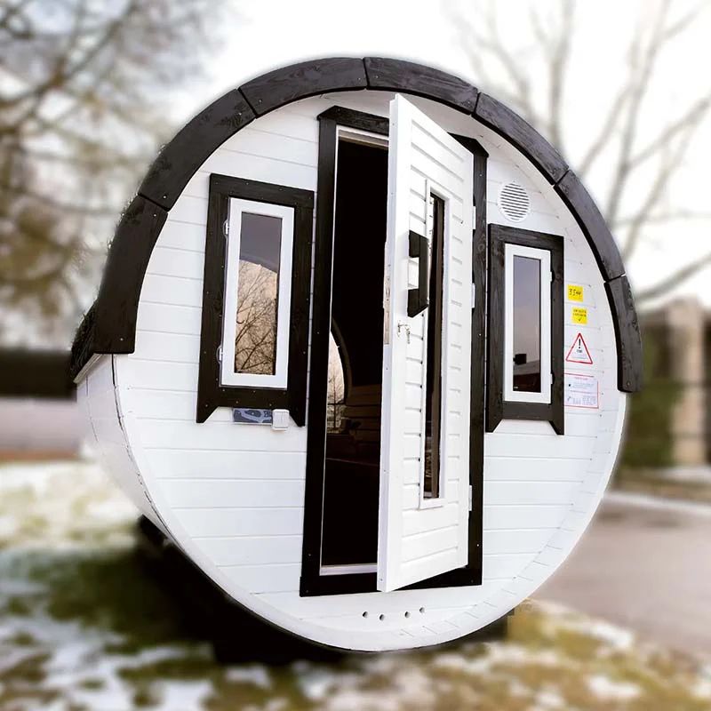 Viking Industrier 7-8 Person Luxury Sauna Barrel From Thermowood