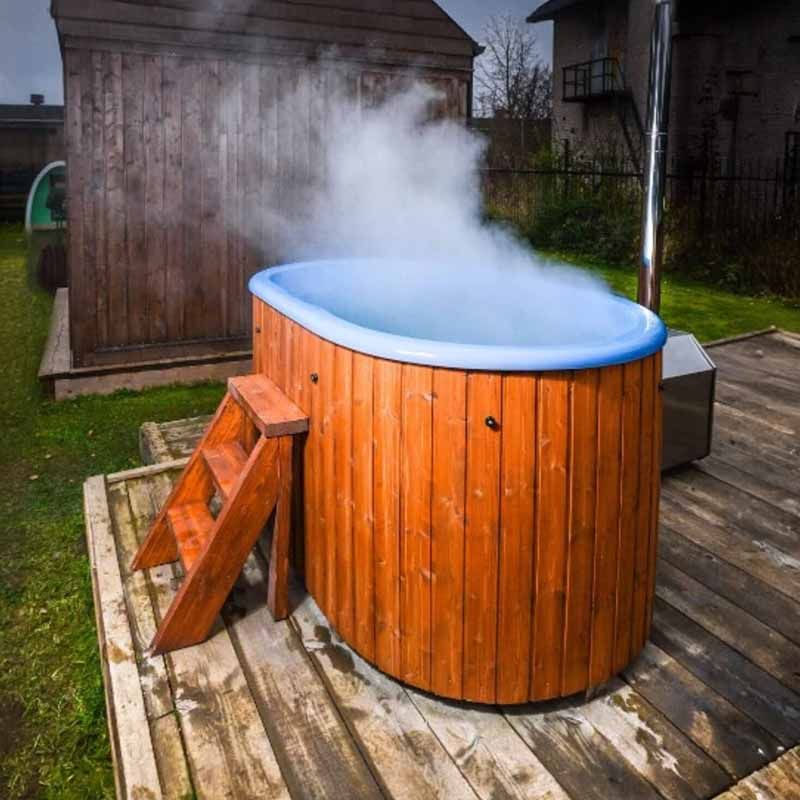 Viking Industrier Fiberglass Ofuro Oval Hot Tub