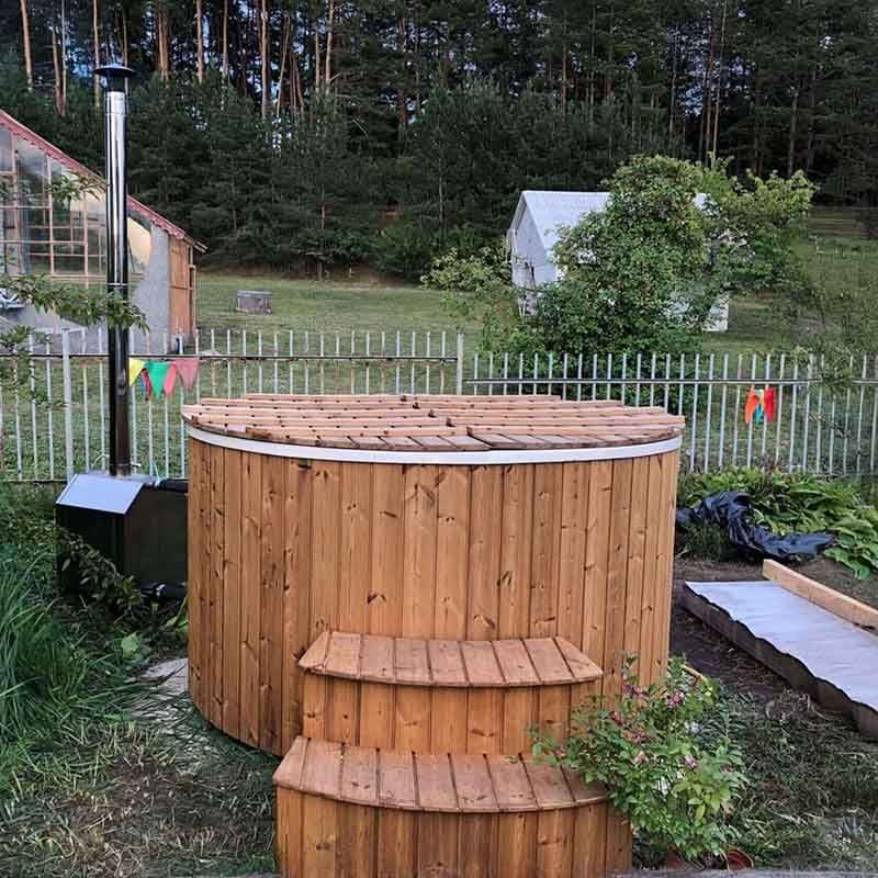 Viking Industrier Fiberglass Ofuro Oval Hot Tub