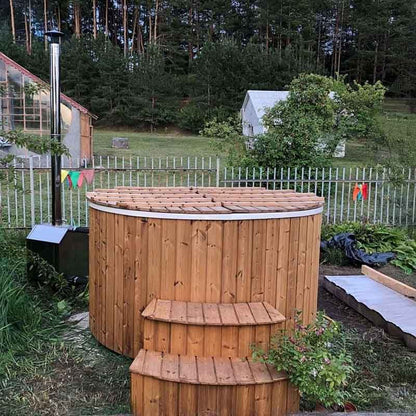 Viking Industrier Fiberglass Ofuro Oval Hot Tub