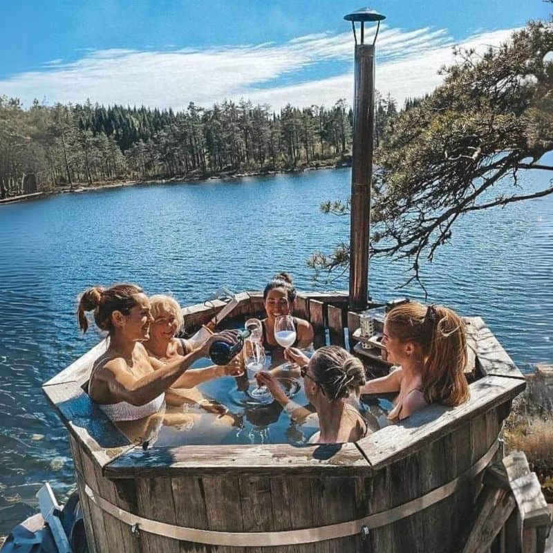 Viking Industrier Hot Tub from Thermo Wood