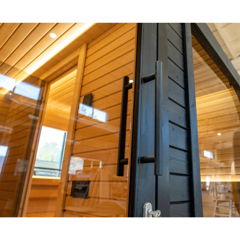 Viking Industrier Luna 6-8 Person Outdoor Sauna with Changing Room