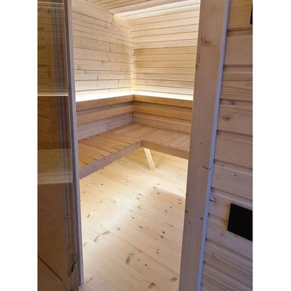 Viking Industrier Luna 6-8 Person Outdoor Sauna with Changing Room