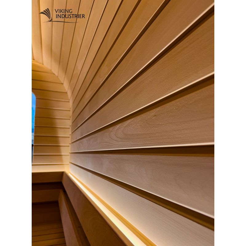 Viking Industrier Luna 6-8 Person Outdoor Sauna with Changing Room