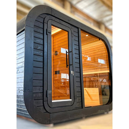 Viking Industrier Luna 6-8 Person Outdoor Sauna with Changing Room