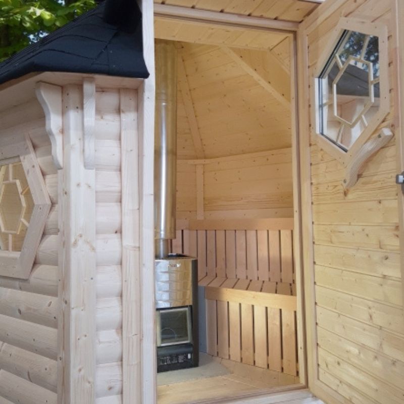 Viking Industrier Outdoor Sauna Cabin 4.5 m²