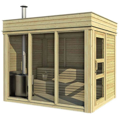 Viking Industrier Outdoor Sauna Cube 2 x 3m