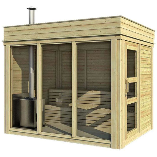 Viking Industrier Outdoor Sauna Cube 2 x 3m