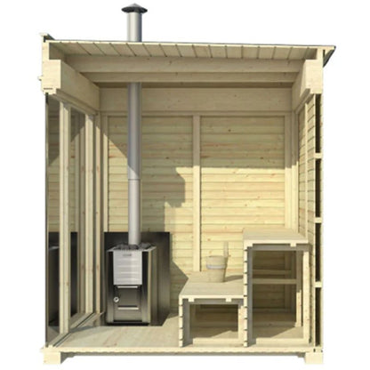 Viking Industrier Outdoor Sauna Cube 2 x 3m