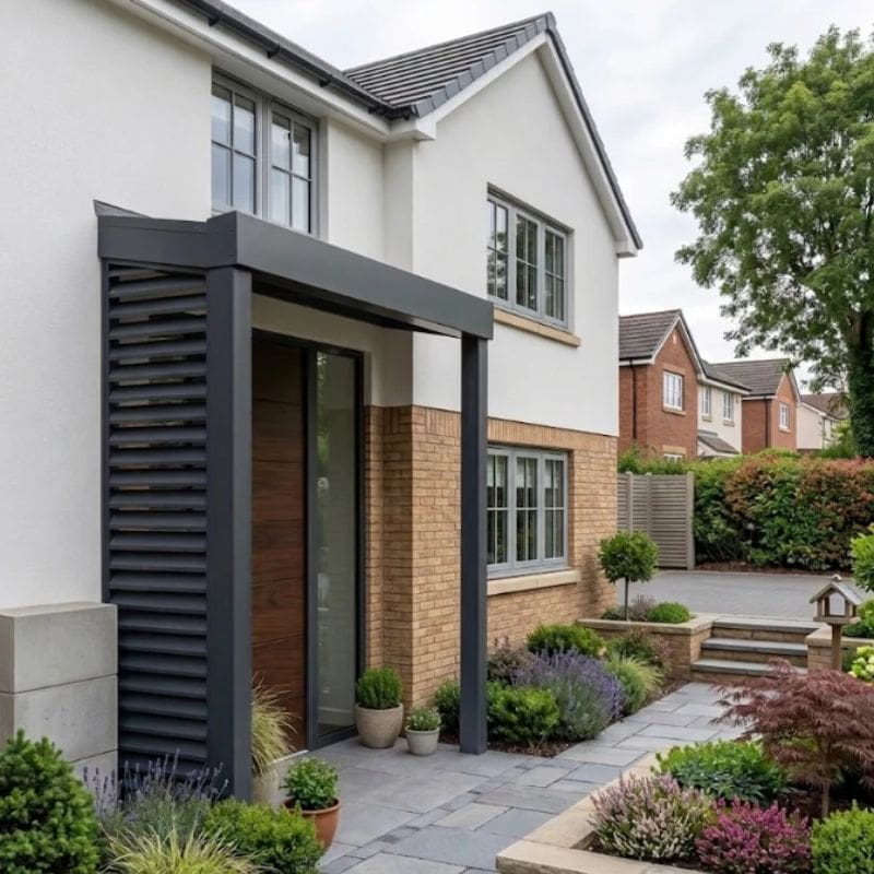 Whatagarden Stylish Entrance Porch